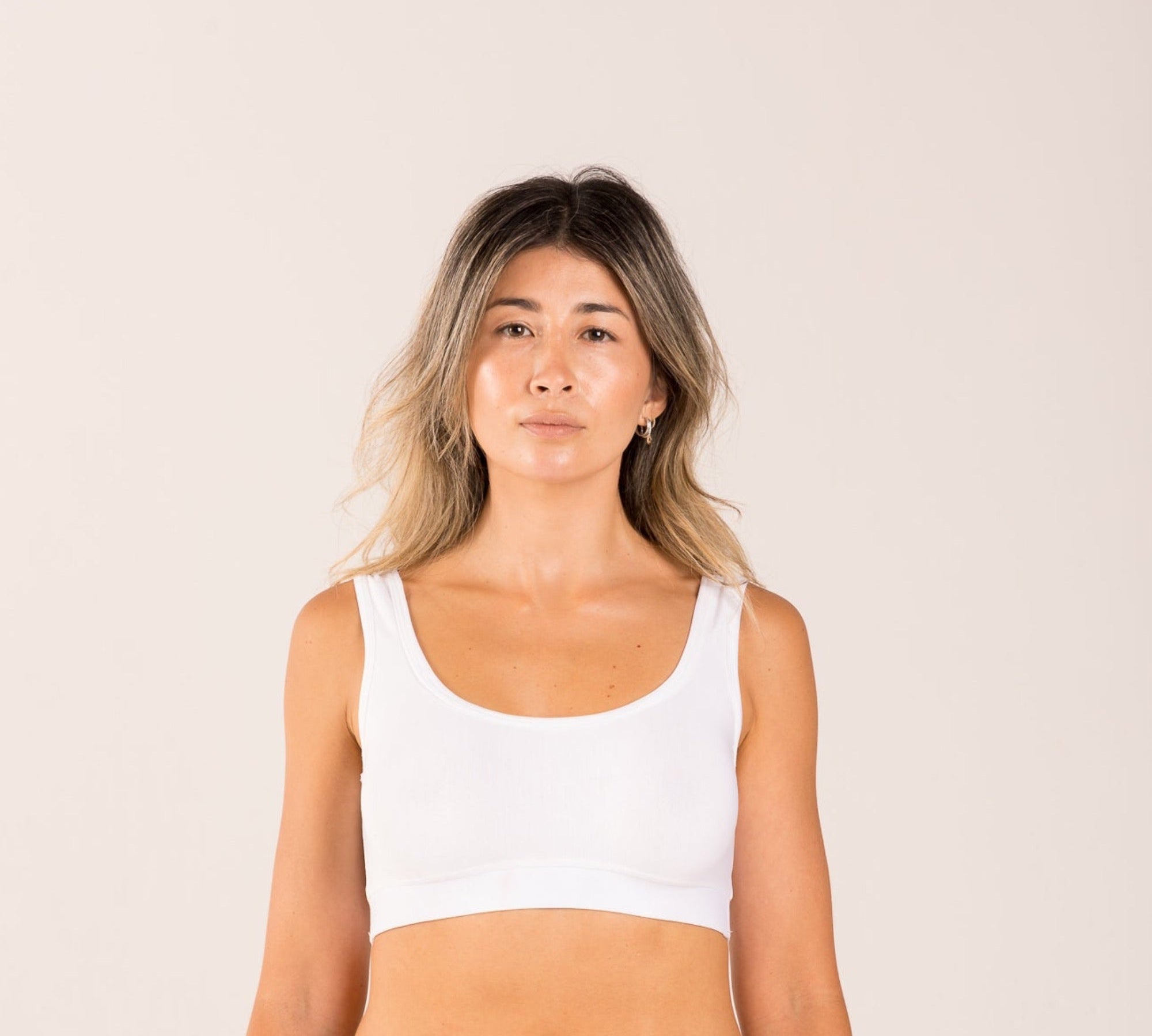 White bra for menopause