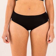 High waisted black brief for menopause