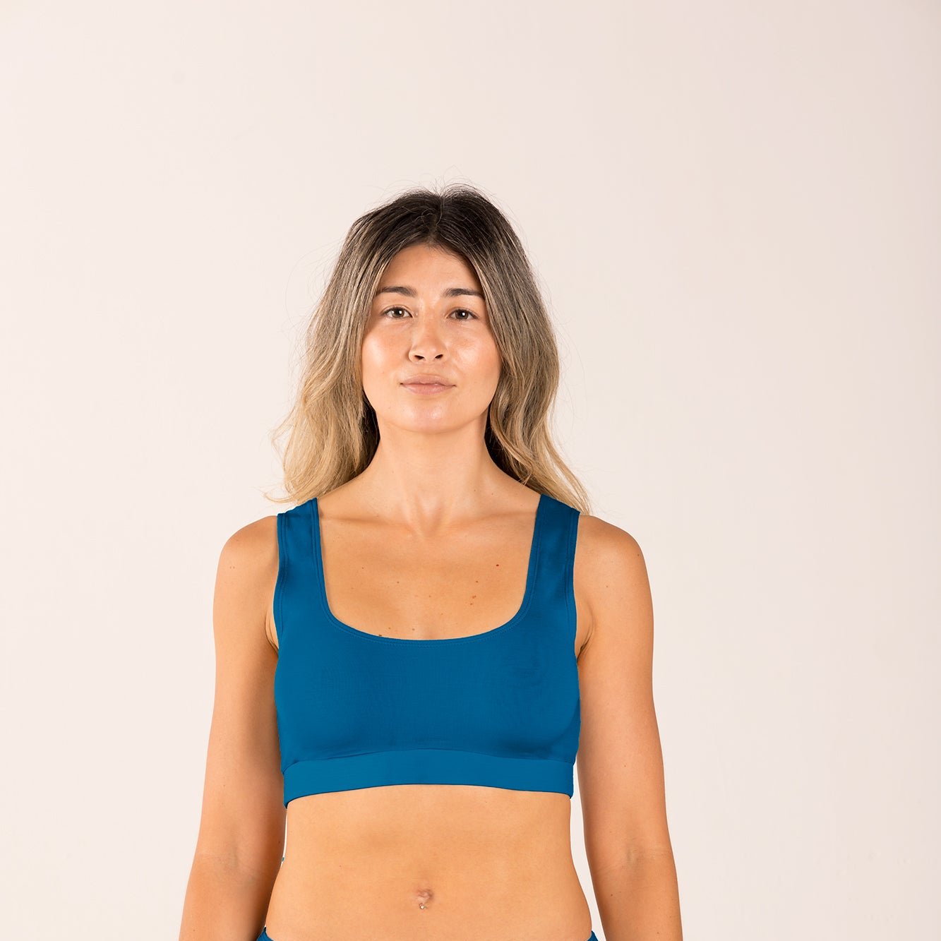 Blue seaweed bra for menopause