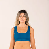 Blue seaweed bra for menopause