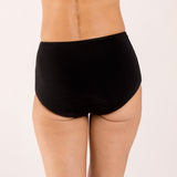 Black high-waisted underwear made from seaweed for menopause 