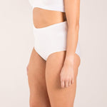 A high waisted brief made from seaweed to help alleviate the symptoms of menopause 