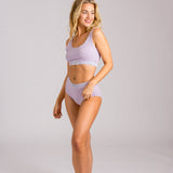 Lilac High Waisted Seaweed Brief
