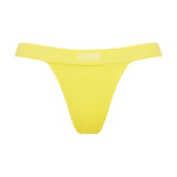 Yellow High Waisted Seaweed Thong