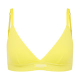 Yellow Triangle Seaweed Bra